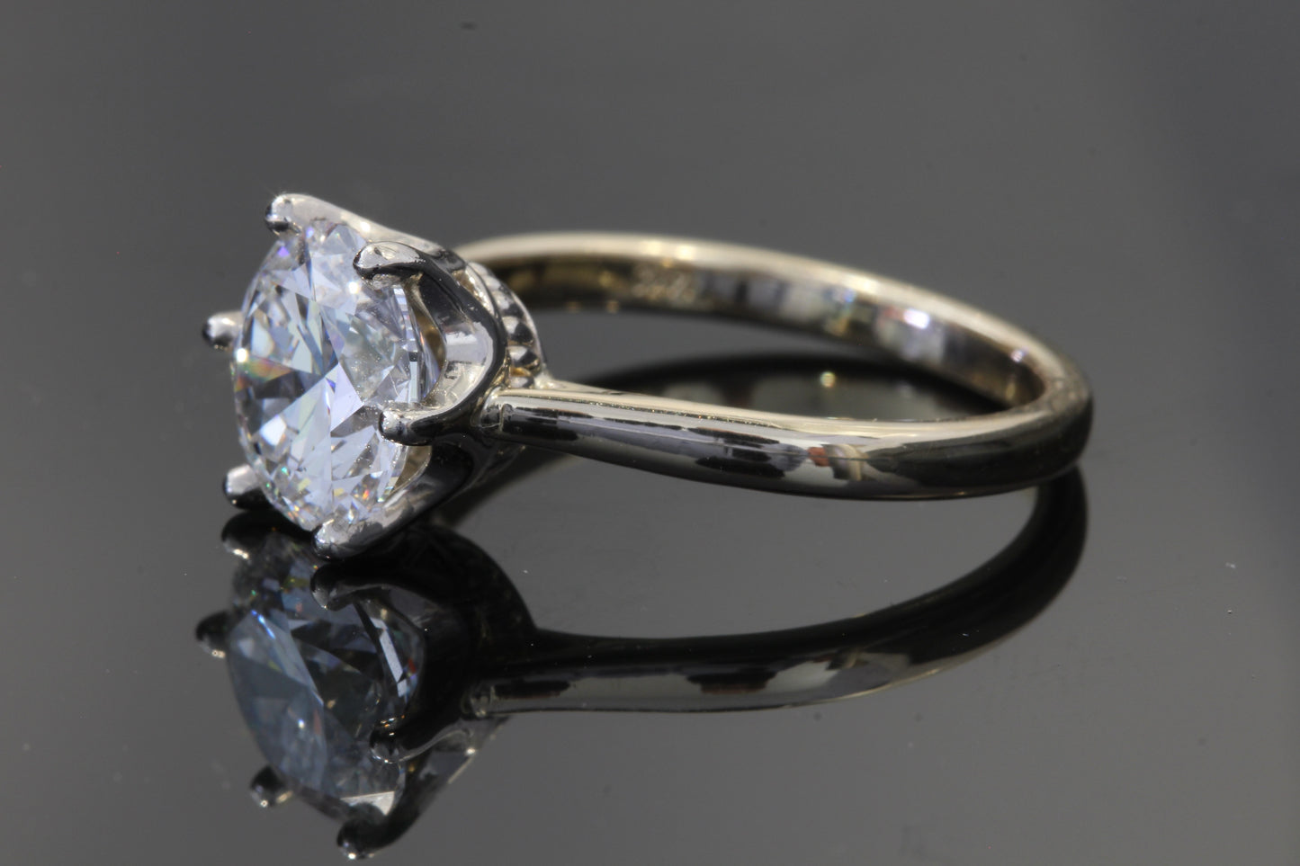 2.51ct Lab solitaire ring