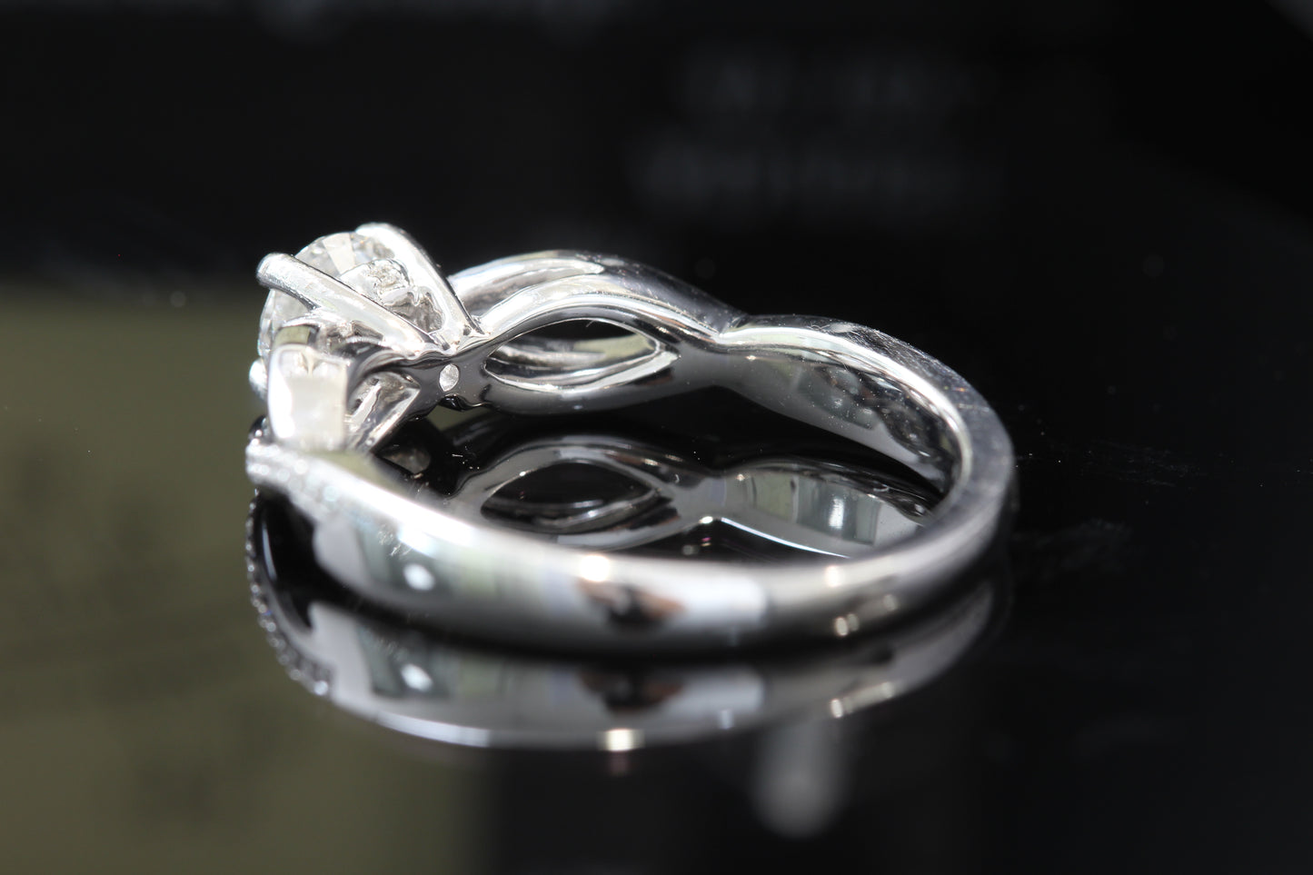 14k Lab diamond engagement ring