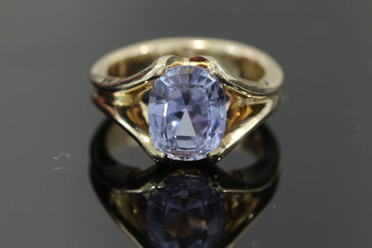 Estate Blue Sapphire ring 14k
