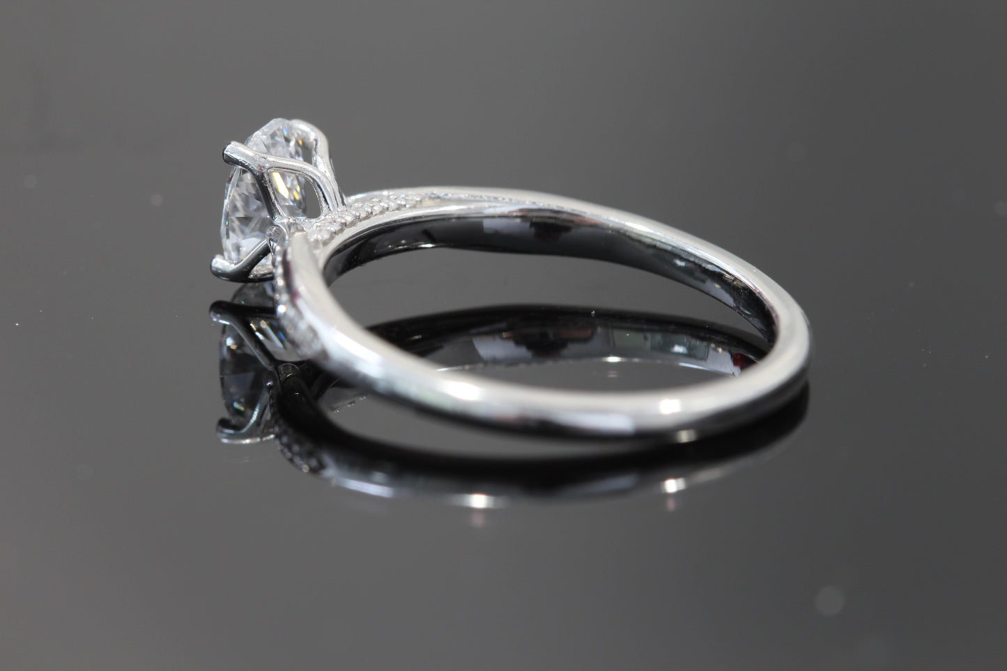 14k Lab diamond engagement ring