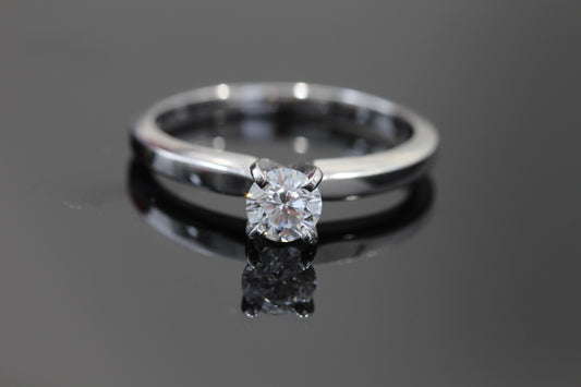 14k lab diamond engagement ring