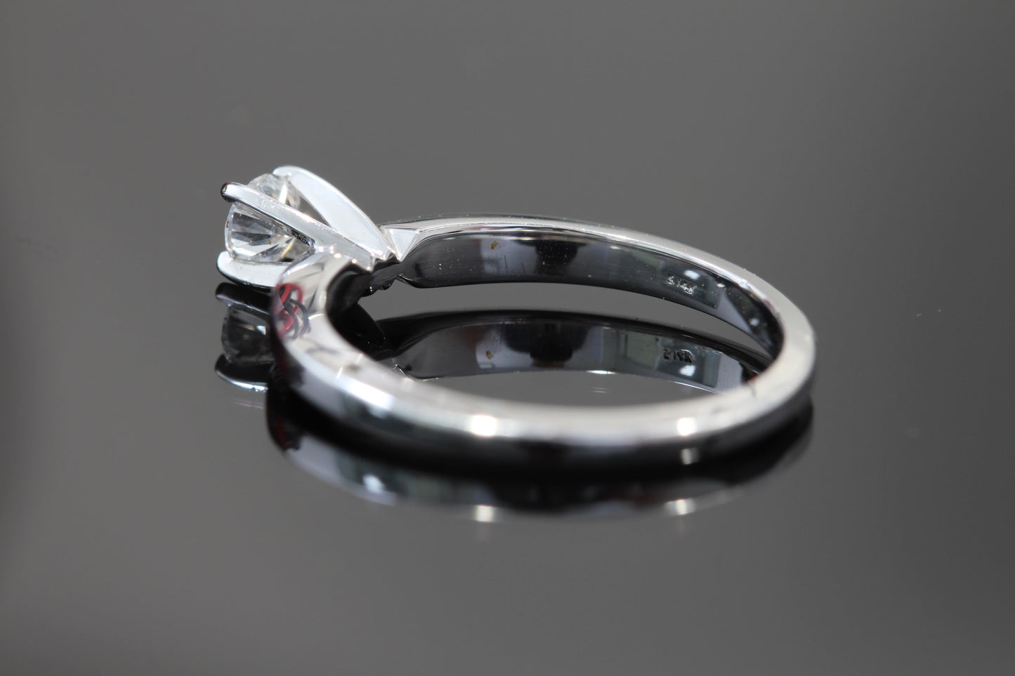 14k .20ct mined diamond engagement ring