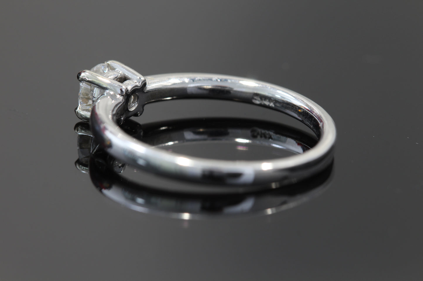14k diamond engagement ring