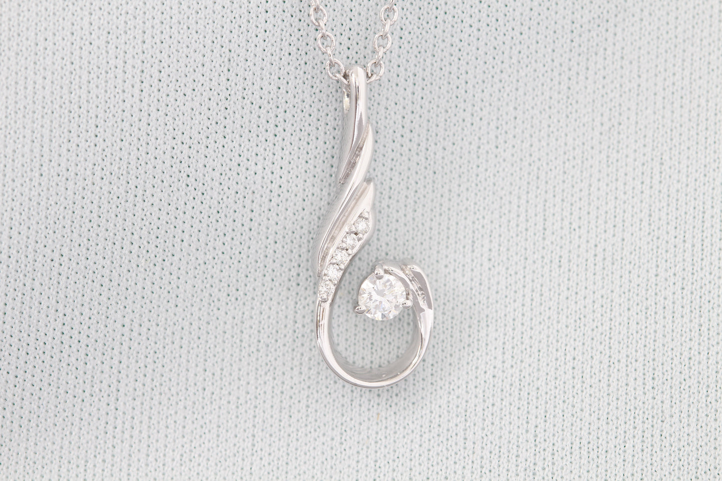 14k diamond necklace
