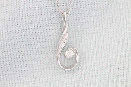 14k diamond necklace