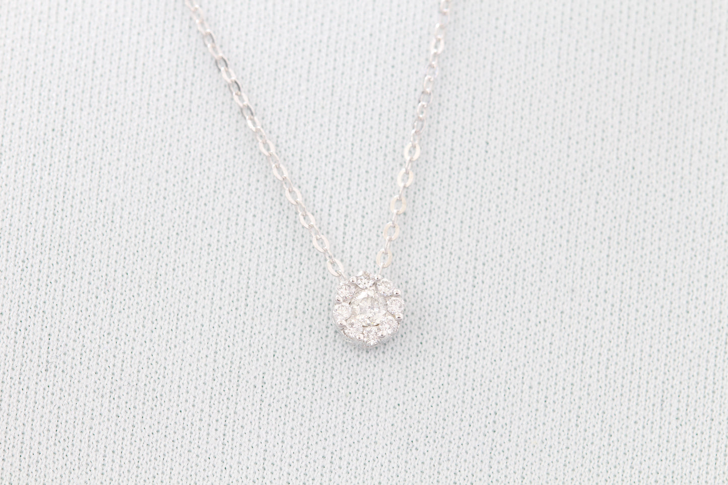 14k gold diamond necklace
