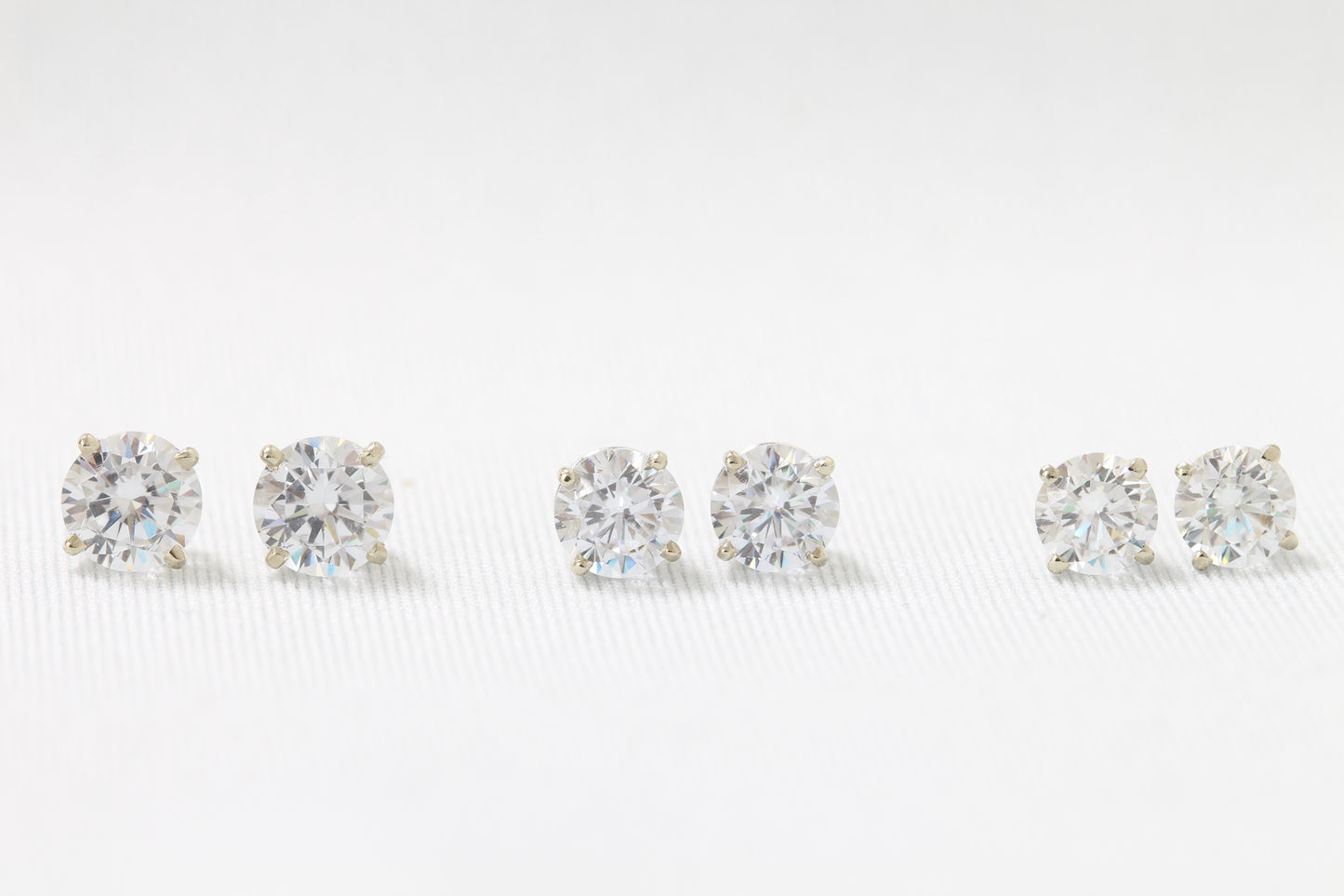 14k cubic zirconia earrings