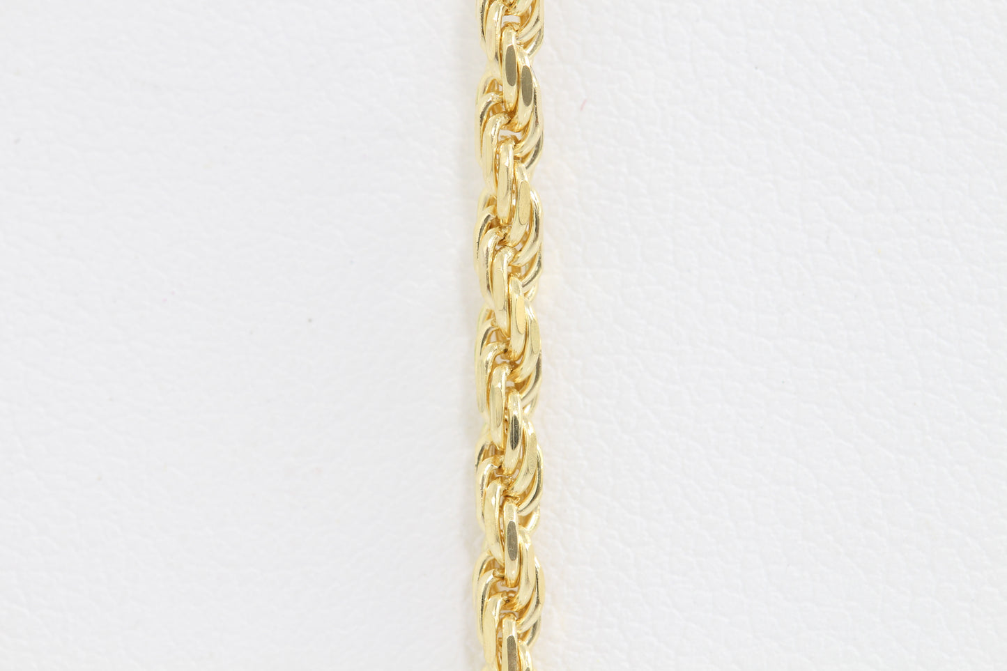 14k solid rope bracelet with lobster clasp