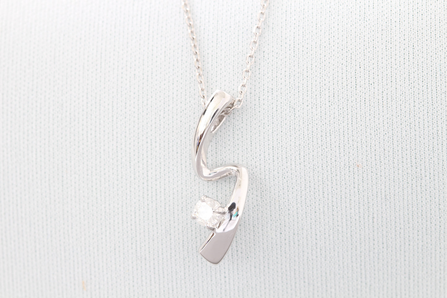 14k diamond necklace