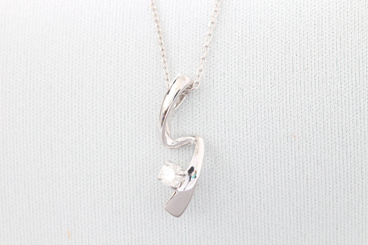 14k diamond necklace