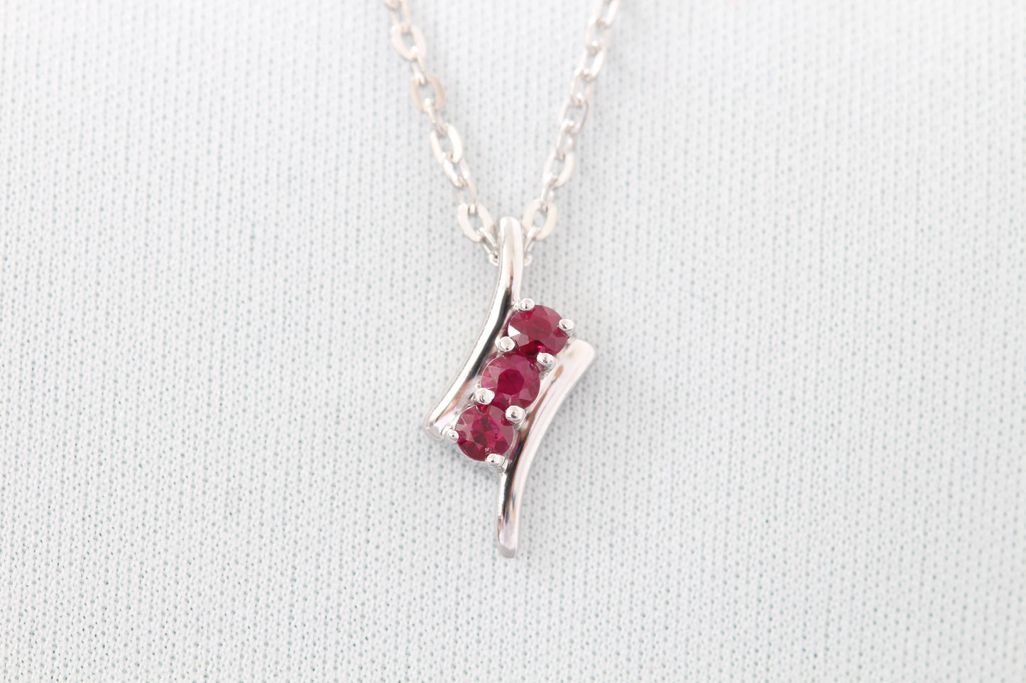 14k ruby necklace