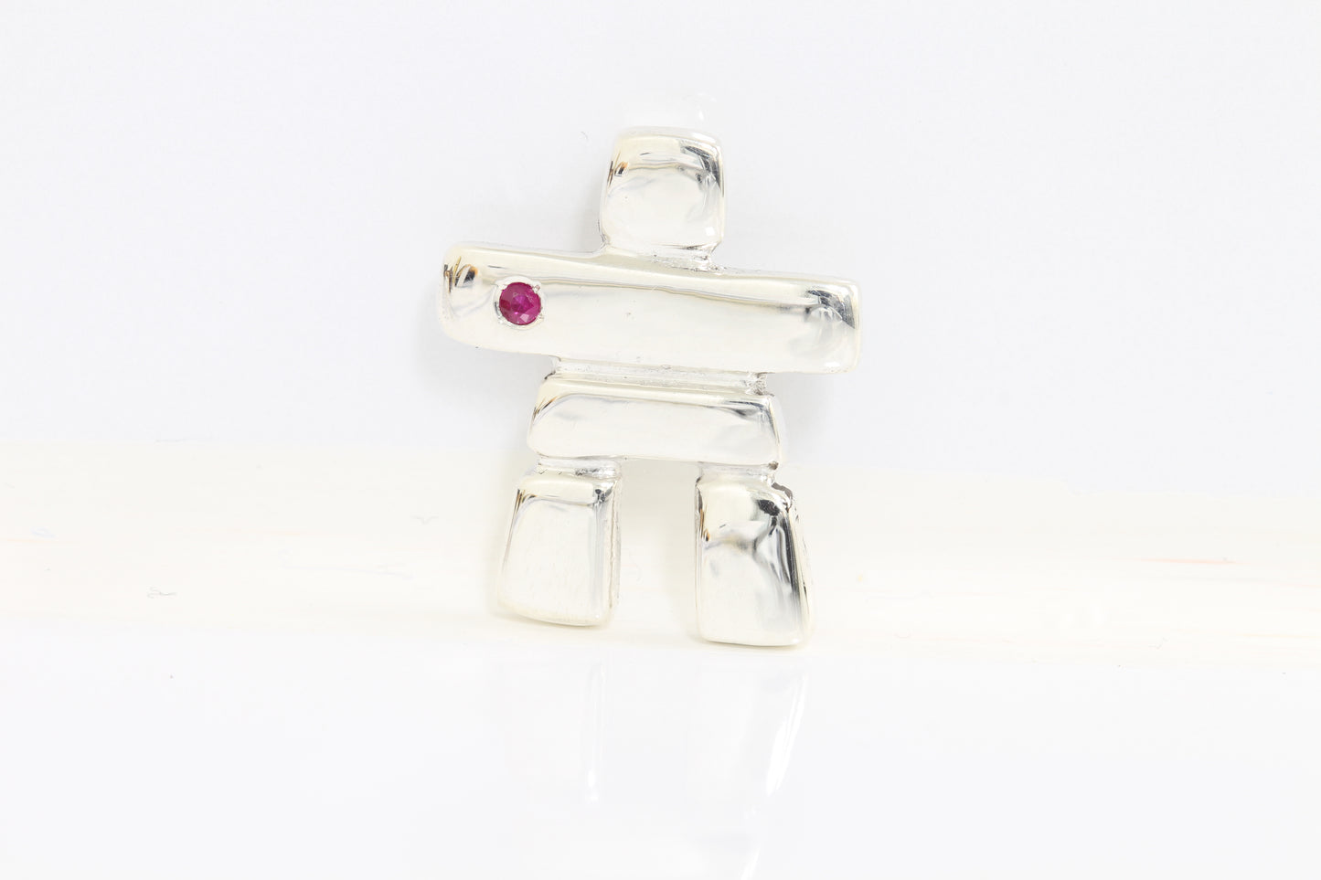 Sterling silver Inuksuk