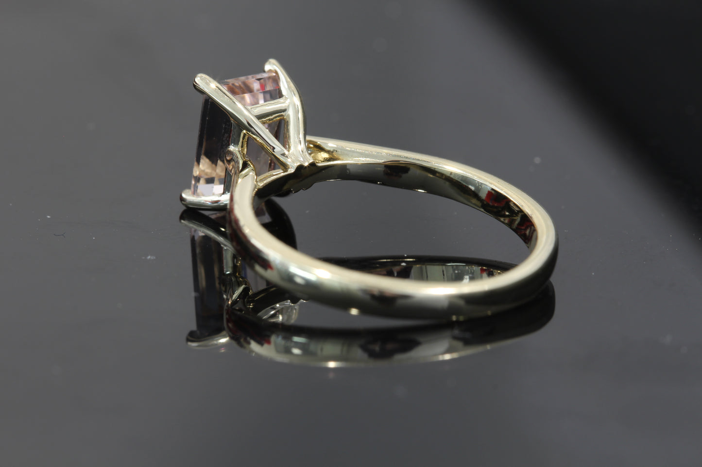 14k Morganite engagement ring