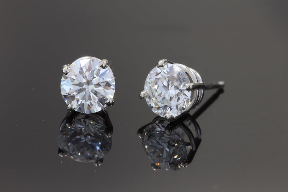 Lab Diamond Stud Earrings