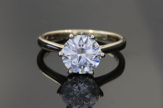 2.51ct Lab solitaire ring