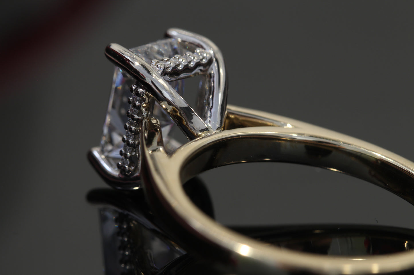 2.05ct Radiant Hidden Halo