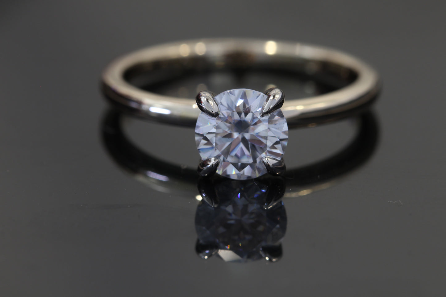 Moissanite Engagement Ring