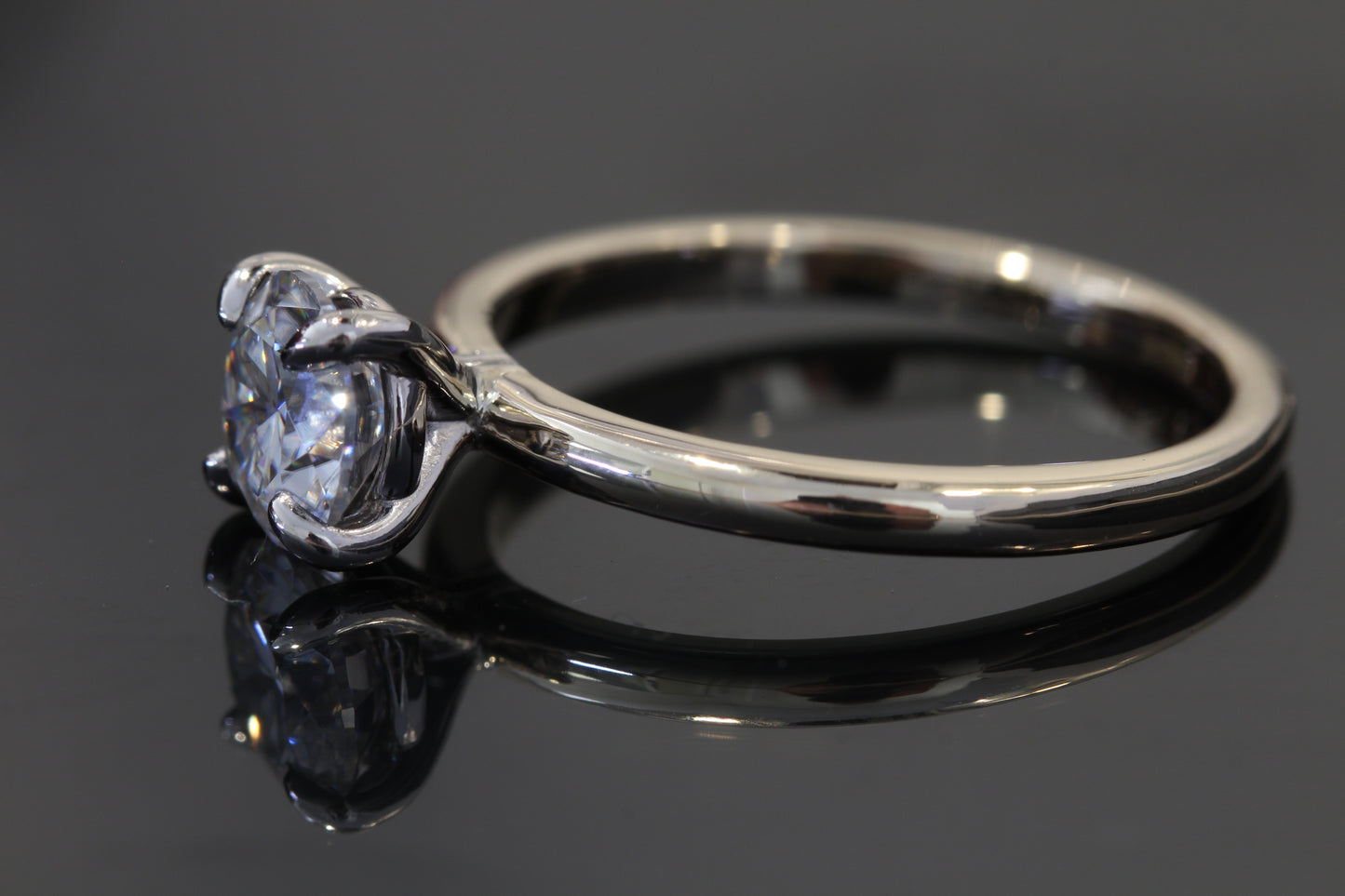 Moissanite Engagement Ring