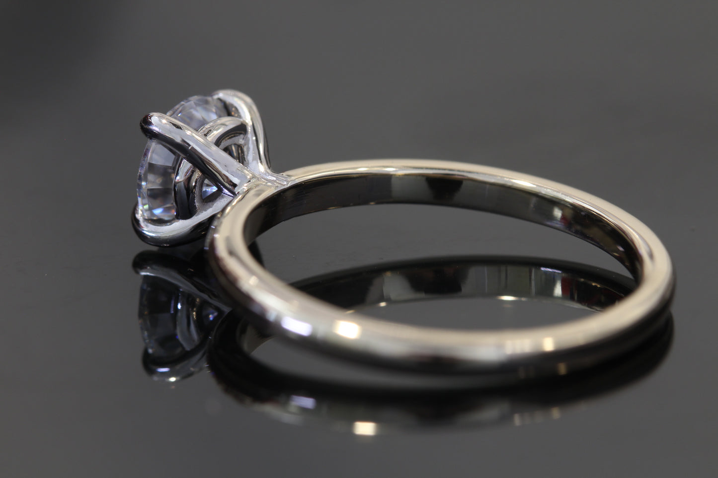 Moissanite Engagement Ring