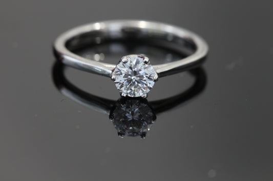 14k Lab diamond engagement ring