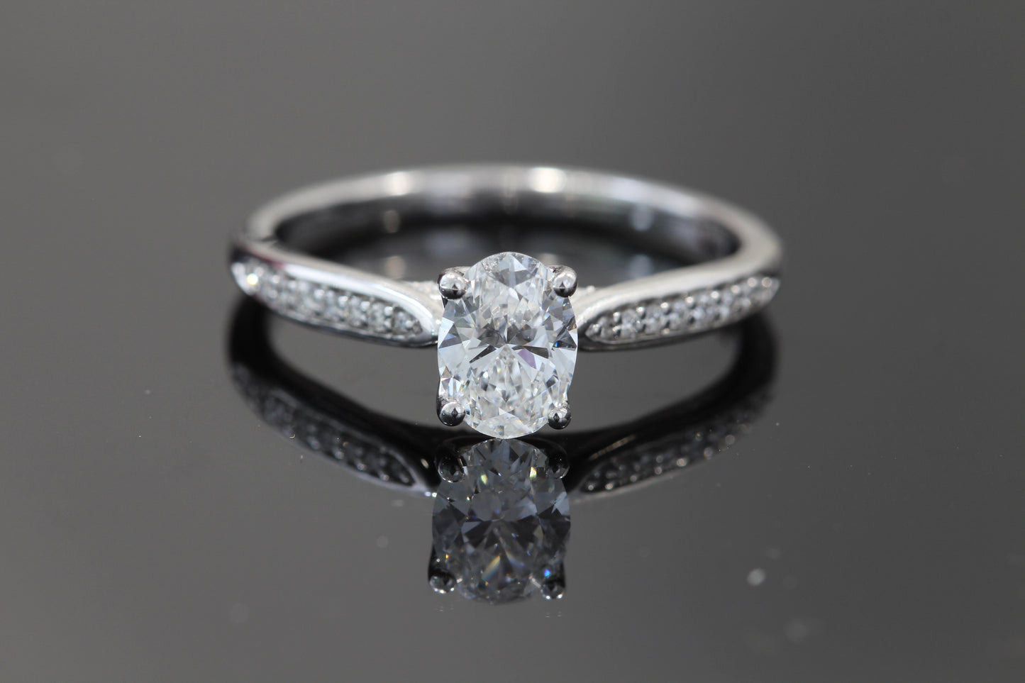 14k Lab diamond engagement ring