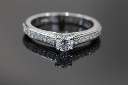 14k diamond engagement ring