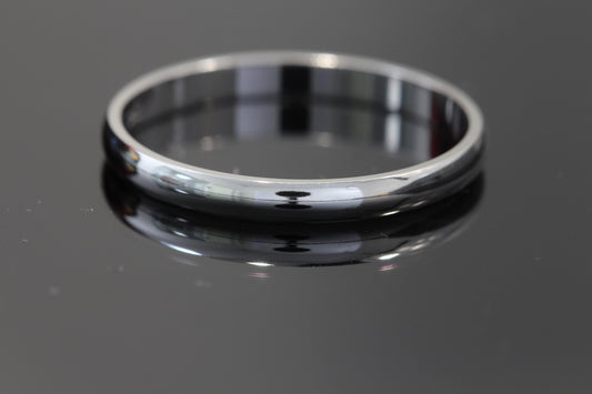 10k white gold band 2.5mm