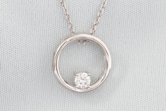 14k diamond necklace