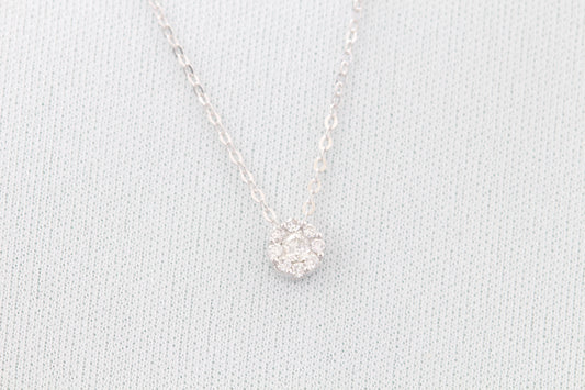 14k gold diamond necklace