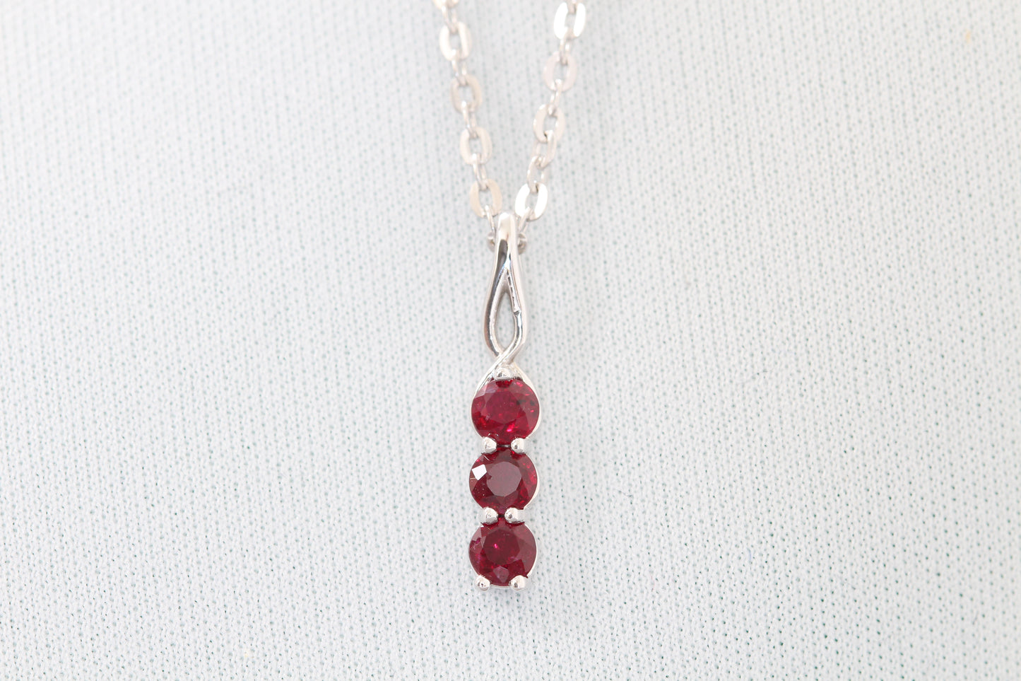 14k ruby necklace