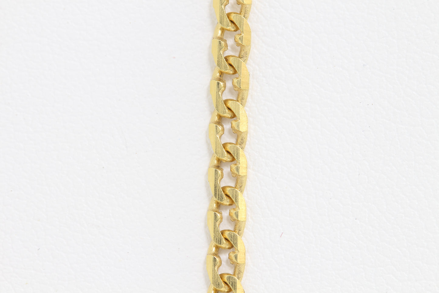 14k solid link gold bracelet with lobster clasp