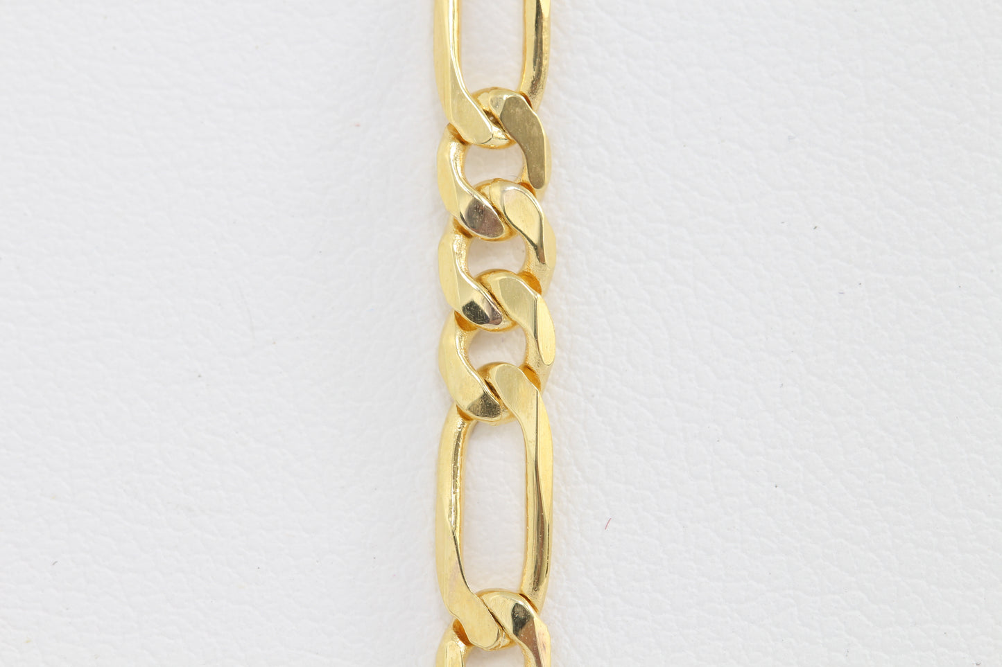 14k solid figaro bracelet with lobster clasp