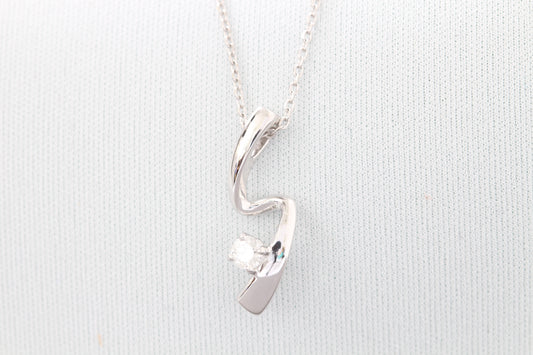 14k diamond necklace