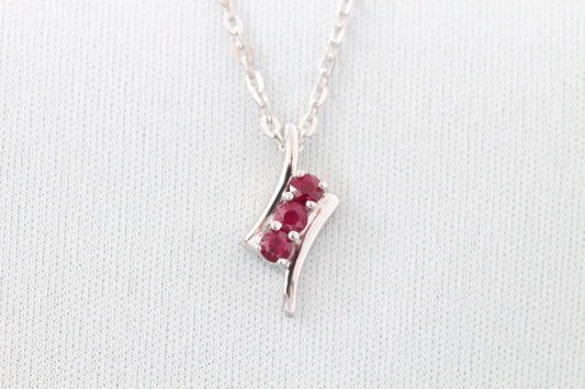 14k ruby necklace
