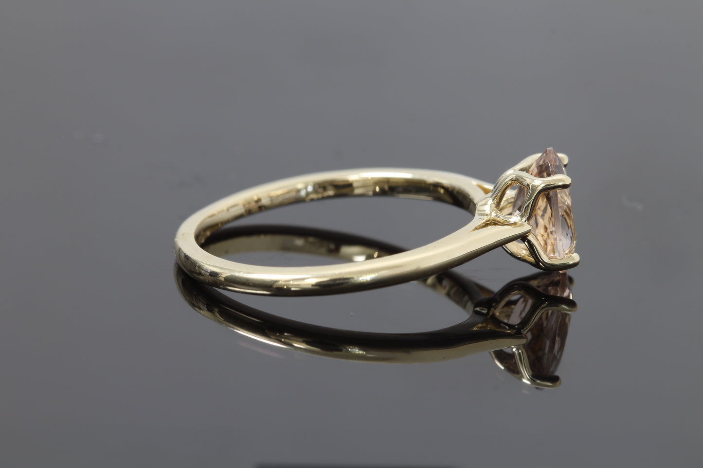 14k Morganite engagement ring