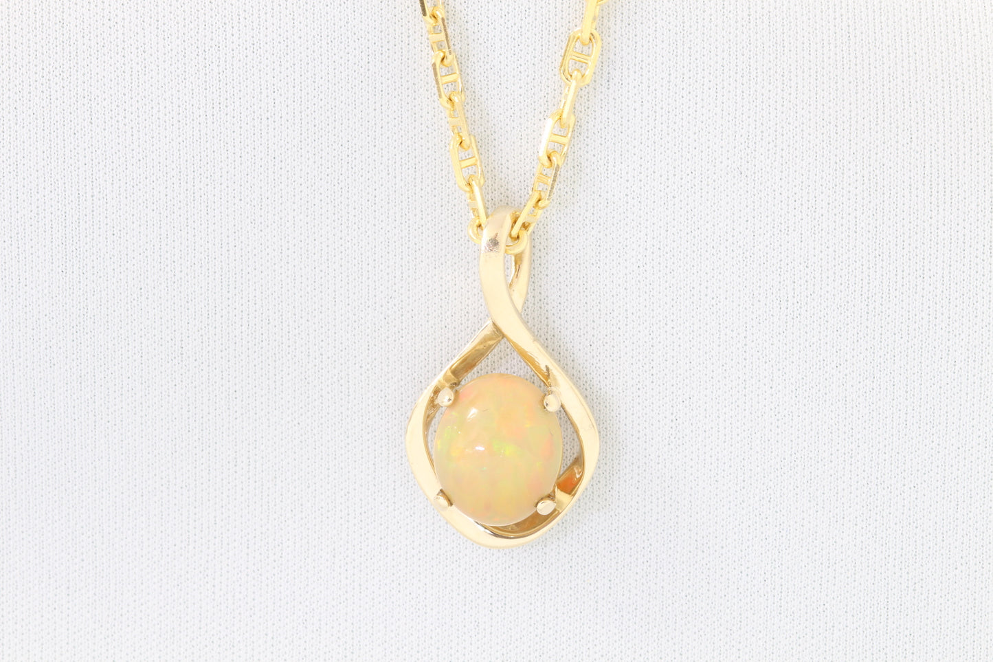 Beautiful opal necklace.